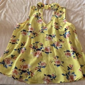 Mine Yellow Floral Top